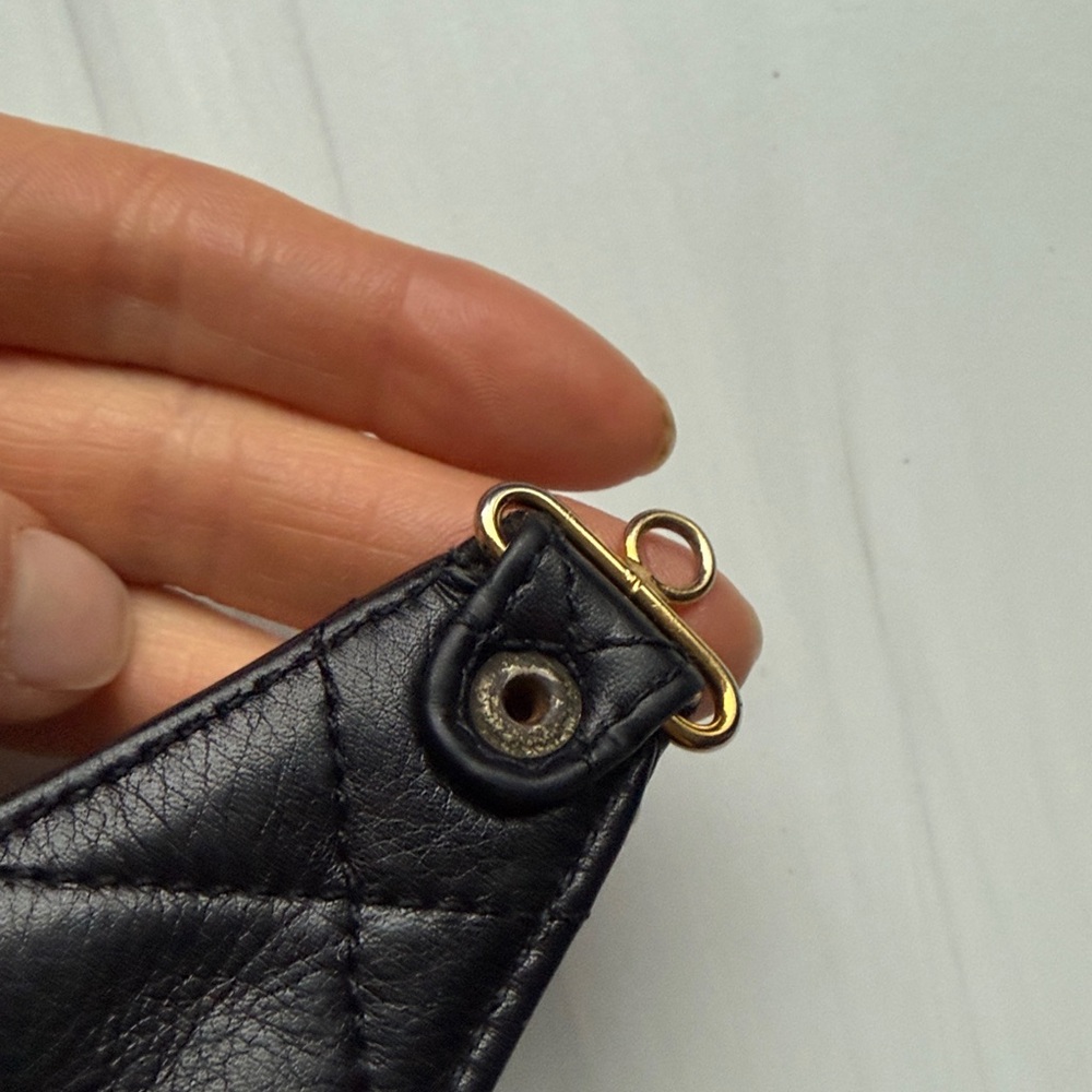 Vintage Chanel 90’s belt bag Fanny pack waist bag 24k gold plated hardware - Picture 5 of 12